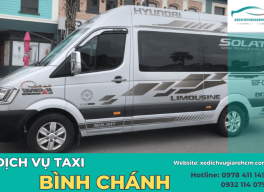 Giới thiệu dịch vụ taxi Bình Chánh tại Xe Dịch Vụ Giá Rẻ HCM